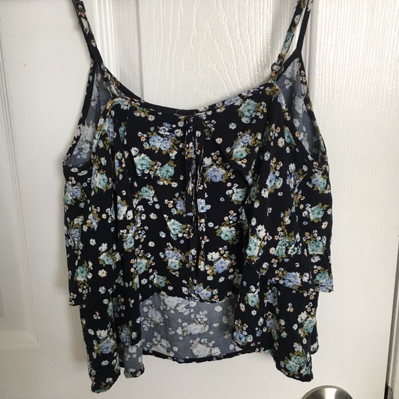 Floral crop top - Picture 2 of 3